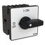 P3 On-off switch, 80 A,Flush mounting, 3 pole, Form E, Black, Short th thumbnail 1