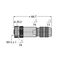 Field-Wireable Connector Female Connector M12 × 1, Straight   FW-M12KU5D-G-SB-ME-SH-8 thumbnail 1
