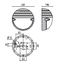 CHIP TONDO 30 GRILL WIT E27 thumbnail 6