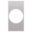 L.NOW - FR/GER SOCKET 10/16A COVER 2M STEEL thumbnail 2