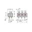 PCB terminal block push-button 1.5 mm² gray thumbnail 2