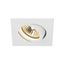 NEW TRIA 68 GU10 SQUARE downlight, matt white, max. 50W, incl. clip springs thumbnail 1