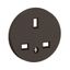 2P+E 13A BS STANDARD SOCKET BLACK thumbnail 1