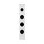 M30-FI4-PV Surface mounting enclosure, Insulated material, With high-grade steel screws, Number of locations 4, 3 x 30.5, 1 x 22.5 thumbnail 8
