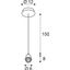 FENDA E27 pendant, white, without shade thumbnail 2
