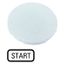 M22-XD-W-GB1 Button plate, flat white, START thumbnail 1