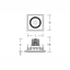 MAGCARDO maxi, 35 W, 4150 lm, 930, silver, on/off Recessed projectors, thumbnail 4