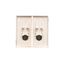 Single socket outlet with Schuko earthing, with shutters, (module), Simon 24, IP20, 16A, antibacterial white thumbnail 2