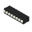 Printed circuit board terminals, 5.08 mm, Number of poles: 8, 90°, Solder pin length (l): 3.5 mm, black, PUSH IN with actuator, Clamping range, max. : 1.5 mm², Tape thumbnail 3