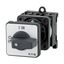 P1-25/Z/HI11 On-Off switch, P1, 25 A, rear mounting, 3 pole, 1 N/O, 1 N/C, with black thumb grip and front plate thumbnail 3