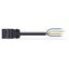 pre-assembled connecting cable;Eca;Plug/open-ended;black thumbnail 2