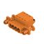 PCB plug-in connector, male plug, 5.08 mm, Number of poles: 4, 180°, PUSH IN with actuator, Clamping range, max. : 3.31 mm², Box thumbnail 5