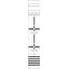 DF19B2 Meter panel, Field width: 1, Rows: 0, 1350 mm x 250 mm x 160 mm, IP2XC thumbnail 17