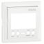 COV PLATE F/ONE CIRC DIG TIME SWITCH WHITE thumbnail 2