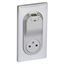 KIT CHARGEUR USB/2P+T ALU SEMI-ENC CELIANE thumbnail 1