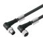 Sensor/actuator line, Connecting line, M12 / M12, Number of poles : 8, 2 m, Shielded: Yes, LED: No, Sheath material: PUR, Halogen: No thumbnail 3