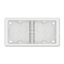 SURFACE MOUNTING BOX 2 GANG WHITE ADJUSTABLE HEIGHT 30/40MM thumbnail 4