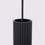 HANGING LAMP THREE CYLINDRICAL LAMPSHADES WITH ELEGANT CARBON GROOVING ON GU10 thumbnail 4