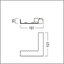 SUP2 TRACK MECHANICAL 90° CON BK - Angle connector 90° (mechanical) thumbnail 2