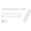 Cable entry gland plate with two brush gasket, W=400 mm thumbnail 2