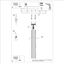 Cylindrical ceiling lamp, grooved tube, red, GU10, KARBON thumbnail 5