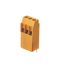 Printed circuit board terminals, 5.08 mm, Number of poles: 11, 90°, Solder pin length (l): 3.2 mm, tinned, orange, Clamping yoke connection, Clamping range, max. : 6 mm², Box thumbnail 2