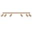 CEILING LAMP ZEKE 6 OAK GU10 6X40W IP20 thumbnail 5