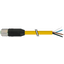 M12 Xtreme female 0° with cable PUR 3x0.75+1x2x0.5 bk 0.8m thumbnail 4