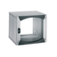 Wall-Mounted Open Box 12U W600 D400 Fixed 19" Glazed Door R7035 thumbnail 4