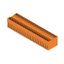 PCB plug-in connector, male header, closed side, THT solder connection, 5.00 mm, Number of poles: 48, 90°, Solder pin length (l): 3.2 mm, tinned, orange, Box thumbnail 4
