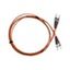 FO Patchcord Duplex ST/ST,62,5/125æm OM1, LS0H, orange, 2m thumbnail 5