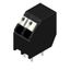 Printed circuit board terminals, 3.50 mm, Number of poles: 2, 135°, Solder pin length (l): 3.5 mm, black, PUSH IN with actuator, Clamping range, max. : 1.5 mm², Tube thumbnail 3