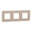Unica Studio Color - Trim Plate - Taupe Trimmed Anthracite - 3 Posts thumbnail 2