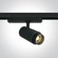 BLACK COB 15W WW TRACK SPOT 20-60deg ADJUSTABLE BEAM 230V thumbnail 1