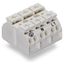 4-conductor chassis-mount terminal strip with ground contact PE-N-L1 w thumbnail 2