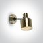 BRUSHED BRASS WALL LIGHT 10W E27 100-240v thumbnail 1