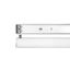 Tri-Proof Light Fixture 1200 , IP65, Grey Base, Transparent Cover, Metal Board 1268×92×56mm thumbnail 3
