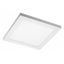 LED luminaire MOZA, 18 W, 1500 lm, 4000K, AC220-240V, PF>0.5, RA≥80, IP40, 120°, recessed, square thumbnail 1