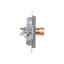 IP44 single socket outlets with Schuko earthing and shutters - white flap, cream white/electro white, 16A thumbnail 1