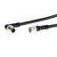 Cable with connectors on both cable ends, M8 straight socket (female), XS3W5021F thumbnail 2