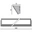 NOTTURNO 1500 ELL(13Â°x36Â°) 54W 4000K thumbnail 8