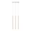 HANGING LAMP PASTELO 3 BEIGE 3XG9 thumbnail 3