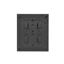 Two-way switch, (module), Simon 24, IP20/IP44, 10AX, black matt thumbnail 2