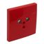 SAF C.PLATE F/EARTH SOCKET (EURO-USA) RED thumbnail 2