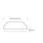 WHITE SQUARE PLAFO LED 62W WW IP20 230V thumbnail 2