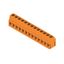 Printed circuit board terminals, 5.00 mm, Number of poles: 13, 90°, Solder pin length (l): 3.5 mm, tinned, orange, Clamping yoke connection, Clamping range, max. : 2.5 mm², Box thumbnail 5