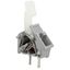 Stackable PCB terminal block finger-operated levers 2.5 mm² orange thumbnail 1