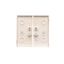 Socket outlet with earthing and shutters, satin, metallized, 16A thumbnail 2