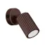 Wall lamp KARBON brown with a switch thumbnail 1