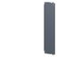 SIVACON, mounting plate, for cabinet side, perforated, D: 600 mm, H: 2200 mm, zinc-plated The thumbnail 2